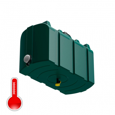 душевой бак R 200 литров с подогревом зеленый - фото 1