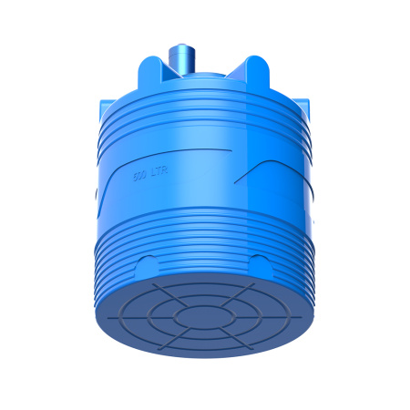 Емкость V 500 литров с турбинной мешалкой фото снизу