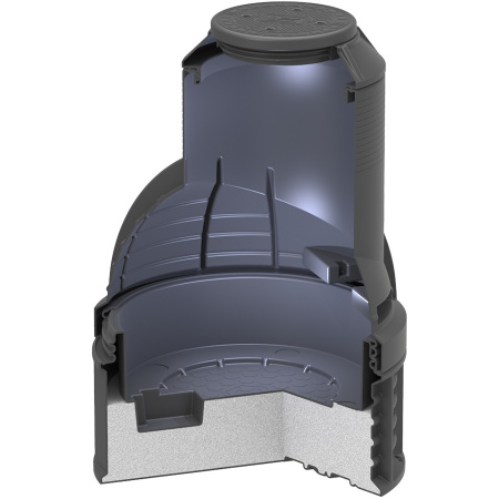Колодец КС-7 H1800 мм с крышкой D 560 мм - фото 6