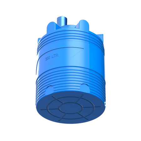 Емкость V 300 литров с турбинной мешалкой фото снизу