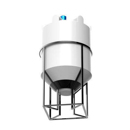 Емкость K 1000 литров с турбинной мешалкой Микс DSL фото вид снизу