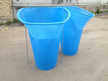 Приемная секция мусоросброса «Стандарт» из ударопрочного пластика