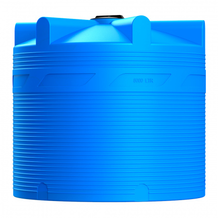 Емкость V 8000 литров вид сбоку