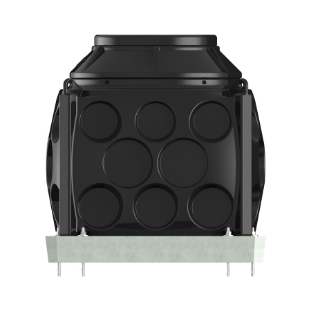 Колодец КН 1000x1000 H900 с крышкой D560 мм фото вид сбоку анкерение