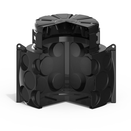 Колодец КН 1000x1000 H1000 с крышкой D780 мм фото в разрез