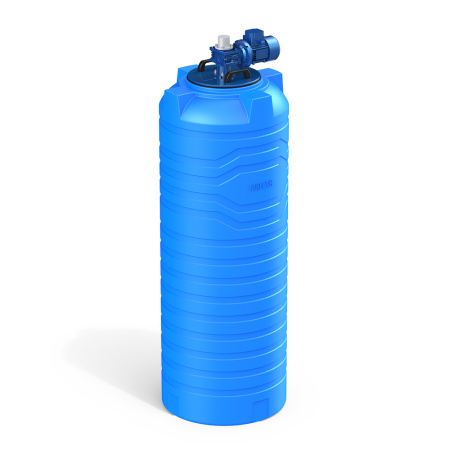 Емкость N 500 литров с лопастной мешалкой фото 1