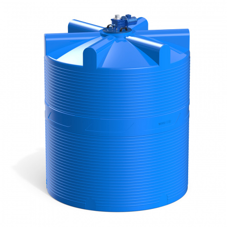 Емкость V 10000 литров с лопастной мешалкой фото 4