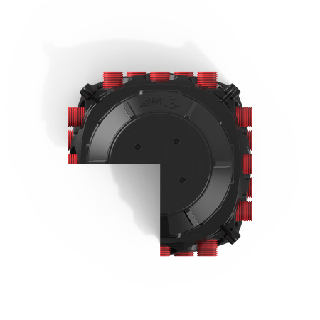 Колодец КН 1000x1000 H1400 с крышкой D560 мм фото сверху разрез трубы