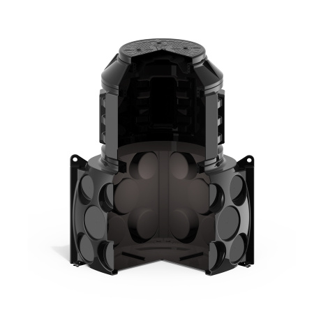 Колодец КН 1000x1000 H1400 с крышкой D560 мм фото разрез стандарт