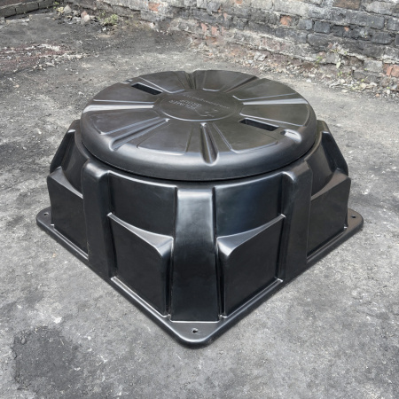 Колодец оперативного доступа КОД 2 H500 с крышкой D 780 мм вид сверху