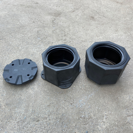 Колодец КС Микро H540 - части сборного колодца