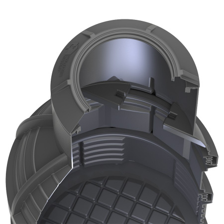 Колодец КС-7 H2400 мм с крышкой D 560 мм - фото 11