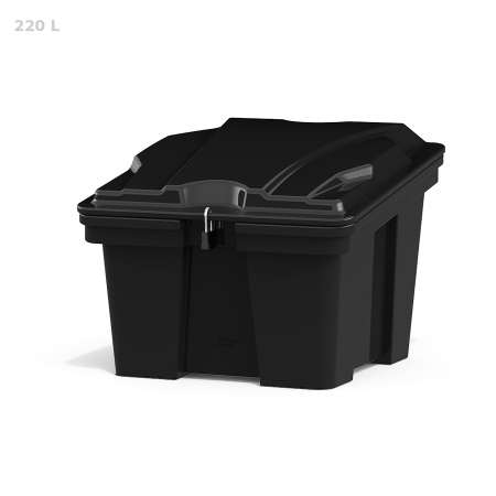 Ящик для для ветоши 220 литров с навесным замком