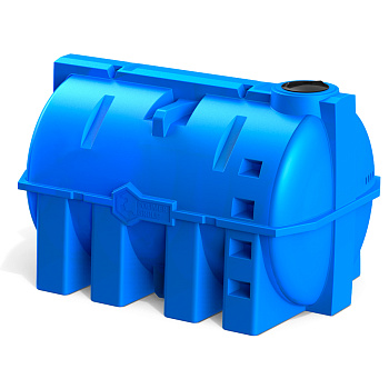 Горизонтальная емкость G 10000 литров (синий)