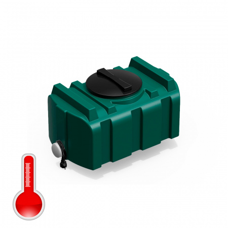 душевой бак R 100 литров с подогревом зеленый - фото 2 душевой бак R 100 литров с подогревом зеленый - фото 2