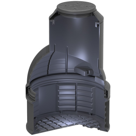 Колодец КС-7 H1800 мм с крышкой D 560 мм - фото 17