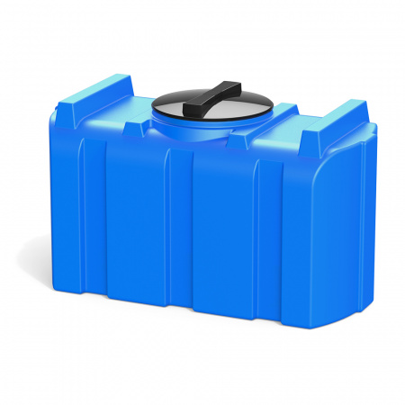 Бак для воды горизонтальный R 200 литров синий