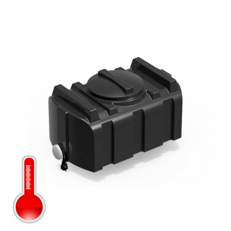 душевой бак R 100 литров с подогревом черный - фото 2 душевой бак R 100 литров с подогревом черный - фото 2