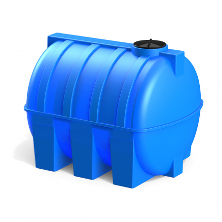 Горизонтальная емкость G 5000 литров синяя фото 1