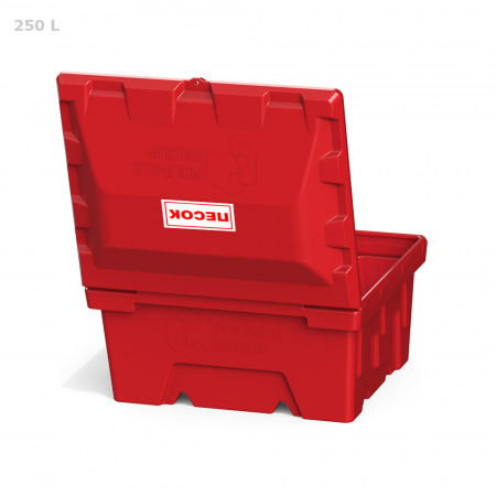 Ящик для песка 250 литров - вид сзади