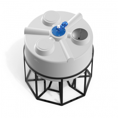 Емкость KV 3000 литров с лопастной мешалкой фото 3