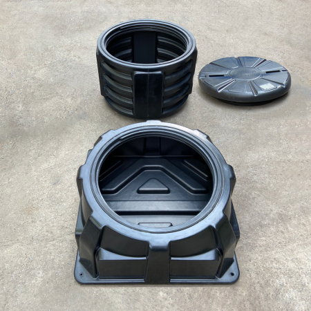 Колодец оперативного доступа КОД 2 H1000 с крышкой D 780 мм - составные части