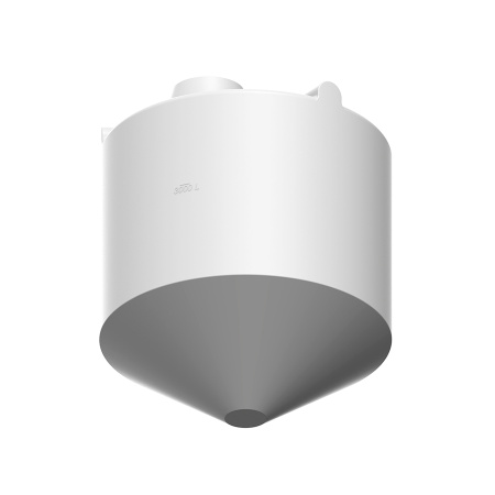 Конусная емкость КV 5000 литров фото снизу