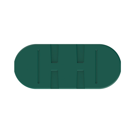 Бак SN 2000 литров цвет зелёный вид дно