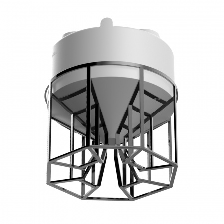 Емкость KV 3000 литров с лопастной мешалкой фото 5