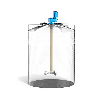 Емкость V 6000 с мешалкой для вязких жидкостей до 8000 мПа*с