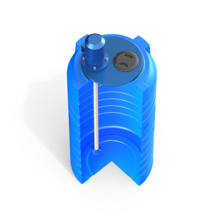 Емкость N 200 литров с пропеллерной мешалкой фото в разрез 2