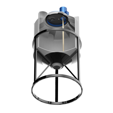 Емкость K 200 литров с пропеллерной мешалкой в разрез фото 3