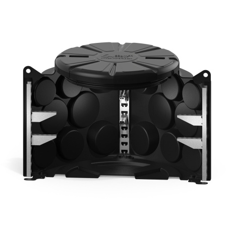 Колодец КН 1000 H800 с крышкой D 780 мм фото с габаритами 